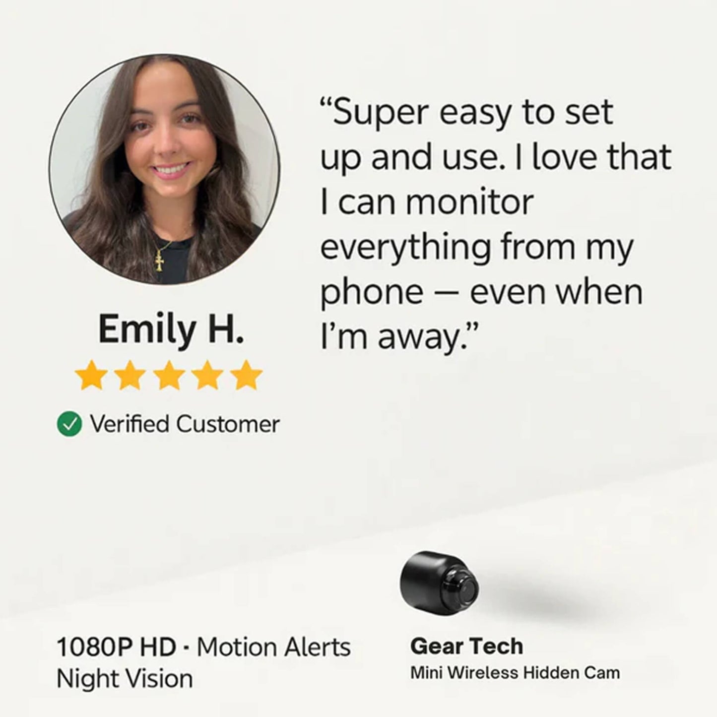 Wireless Baby Monitor Surveillance Camera with Audio
