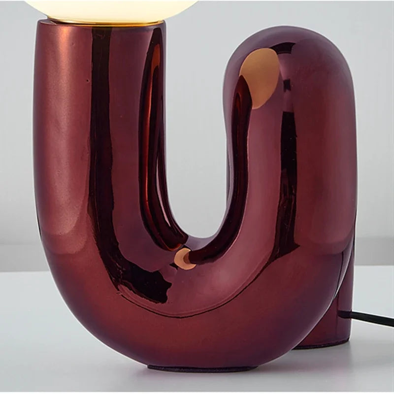 Beautiful Clear Glass Table Lamp