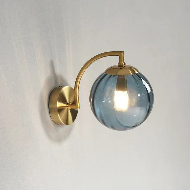 Elegant Glass Crystal Wall Light