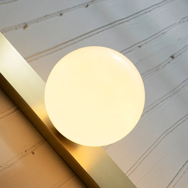 Luxury Gold Glass Ball Wall Lamp