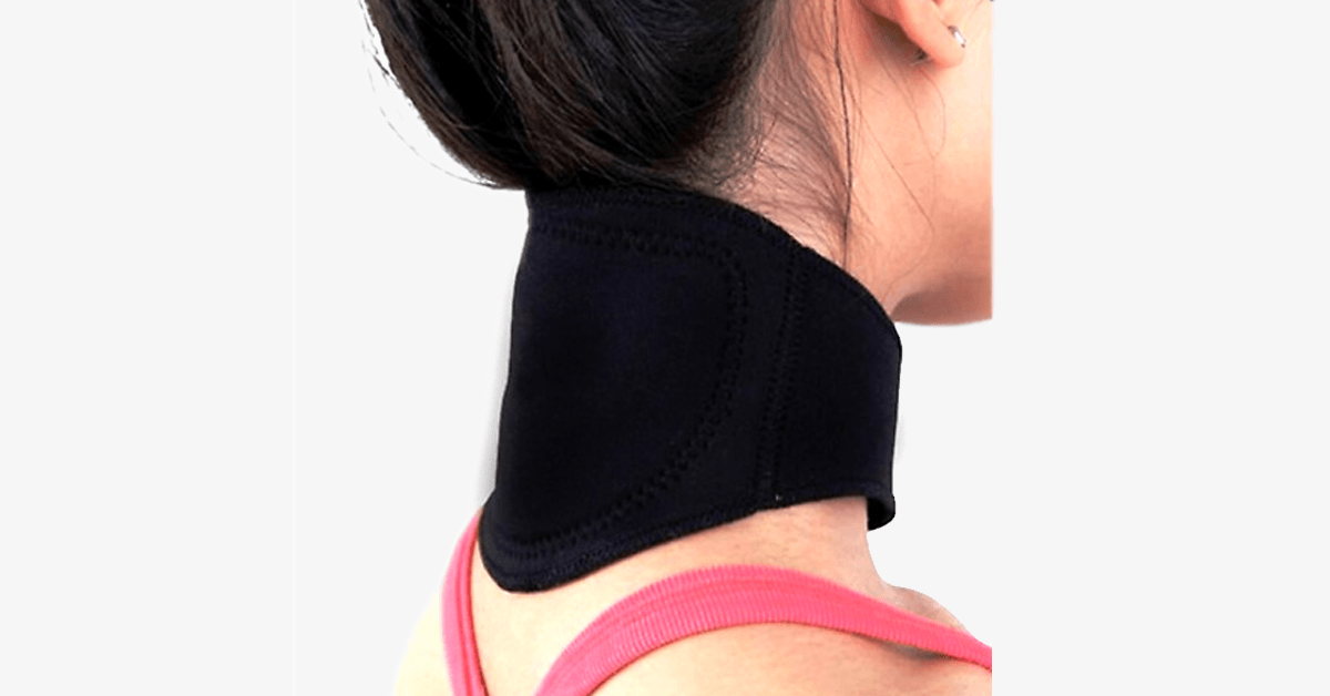 Warm Therapeutic Magnetic Heating Neck Wrap