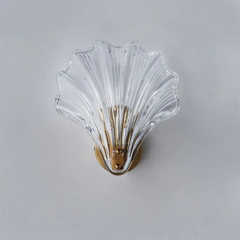Seashell Glass Coastal Wall Light