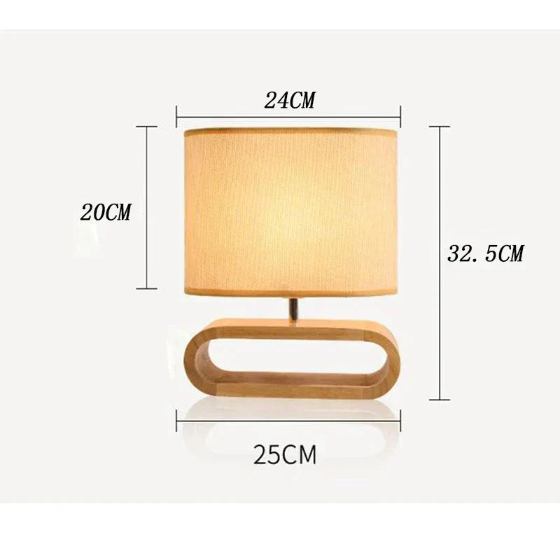 Rustic Wood Table Light – Natural and Handcrafted