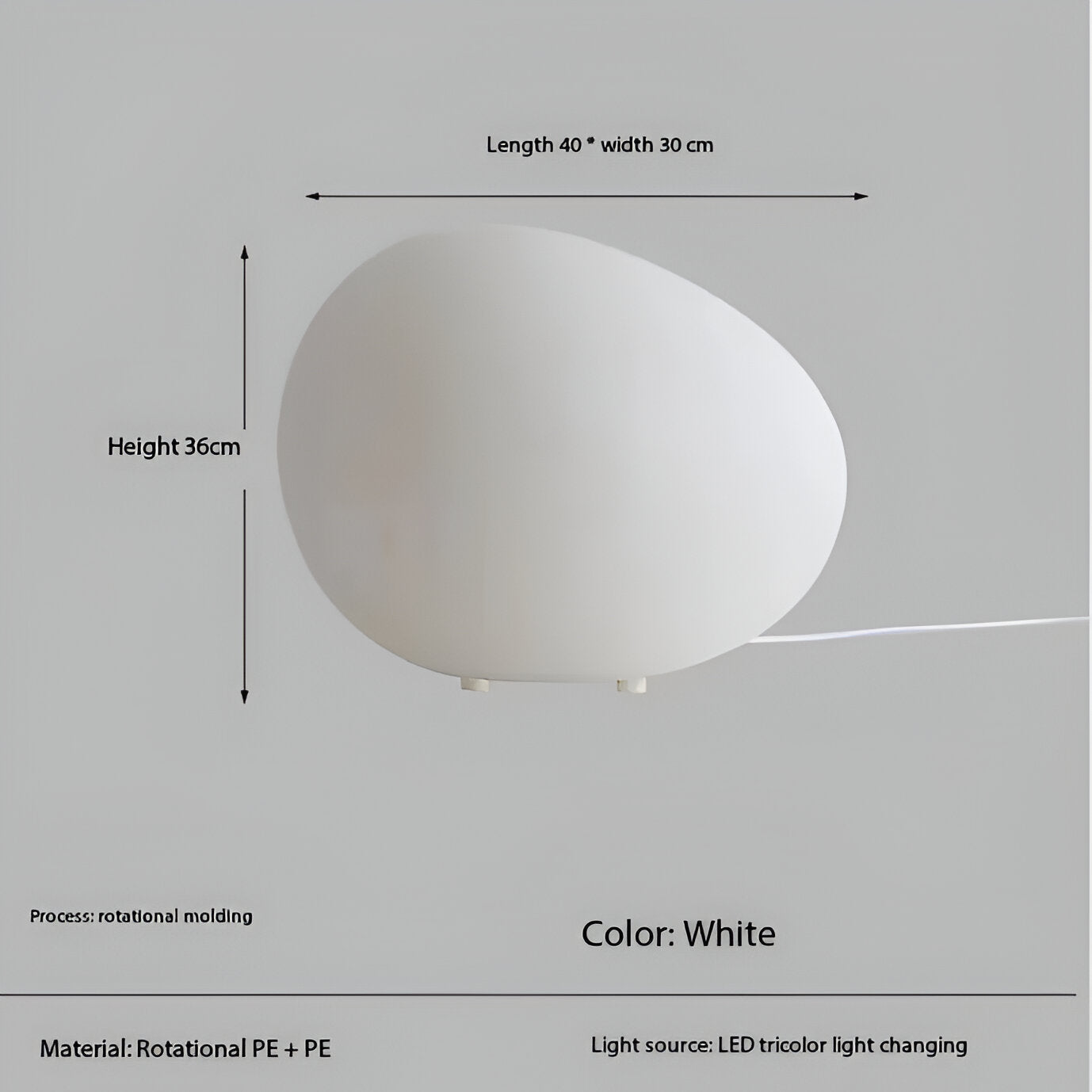 Simple Nordic Round Metal Desk Lamp