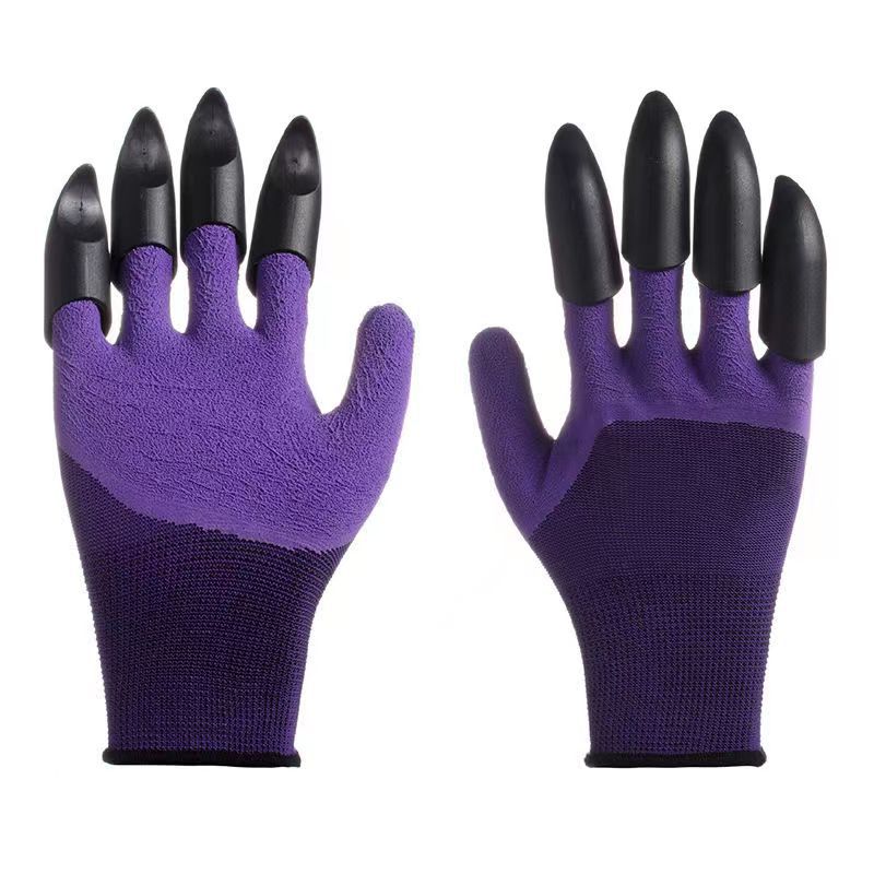 Gardening Gloves with Built-in Claw Tools