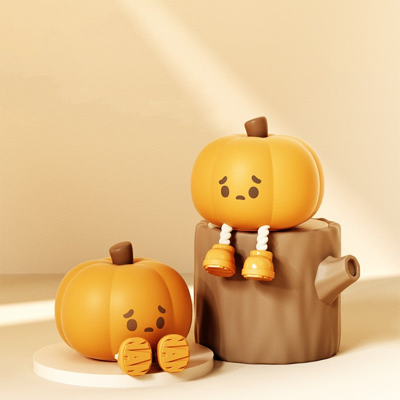 Warm Glow Pumpkin Silicone Table Lamp