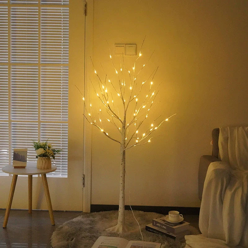 LED Forest Night Light - Winter Tree Decoration Lamp