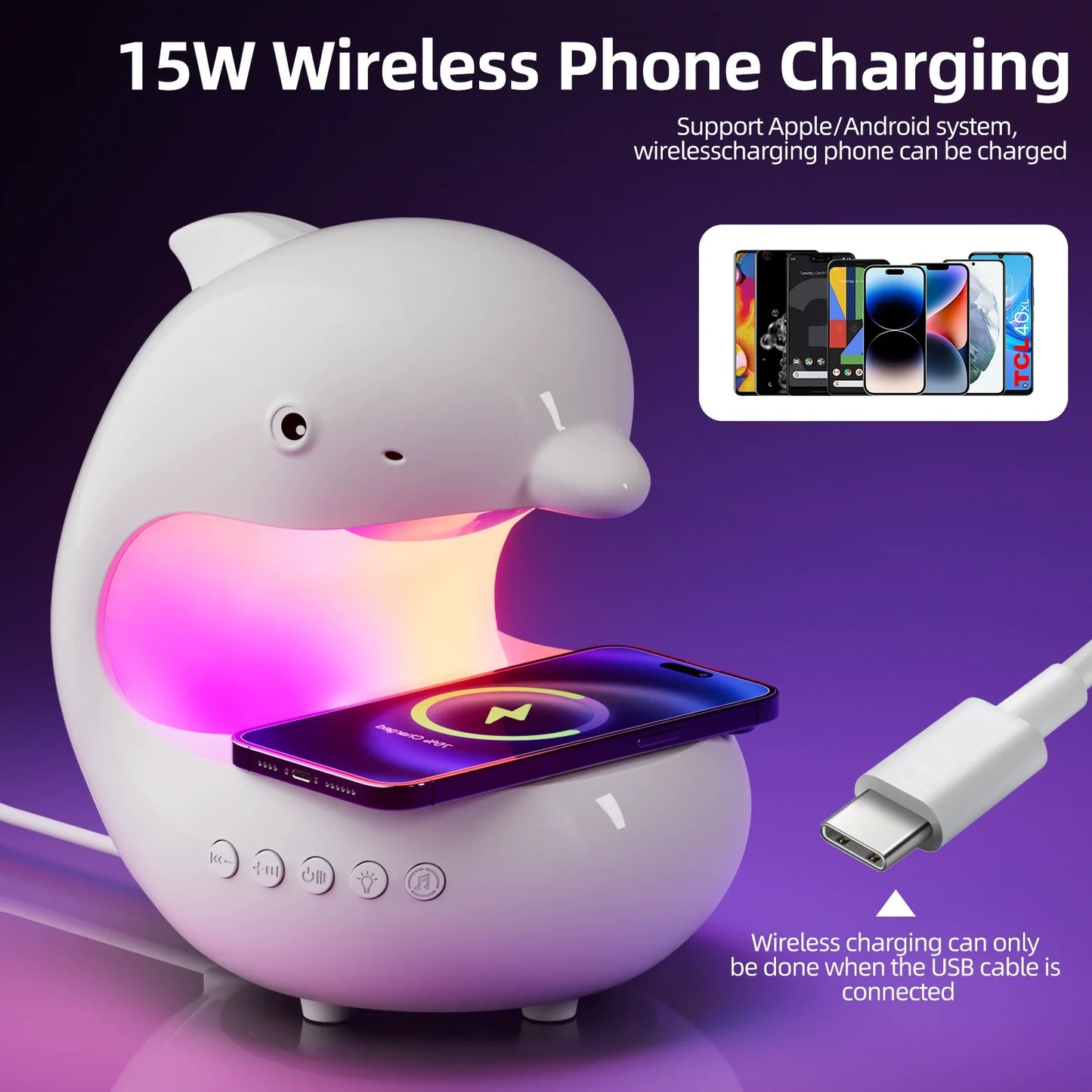 Popular LED Wireless Nightstand Lamp