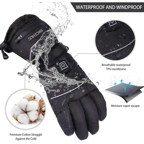 Warm Waterproof Insulated Gloves for Winter