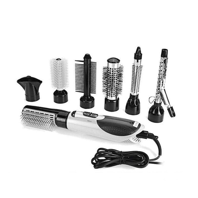 Stylish 2-in-1 Rotating Hair Dryer Brush with Tourmaline