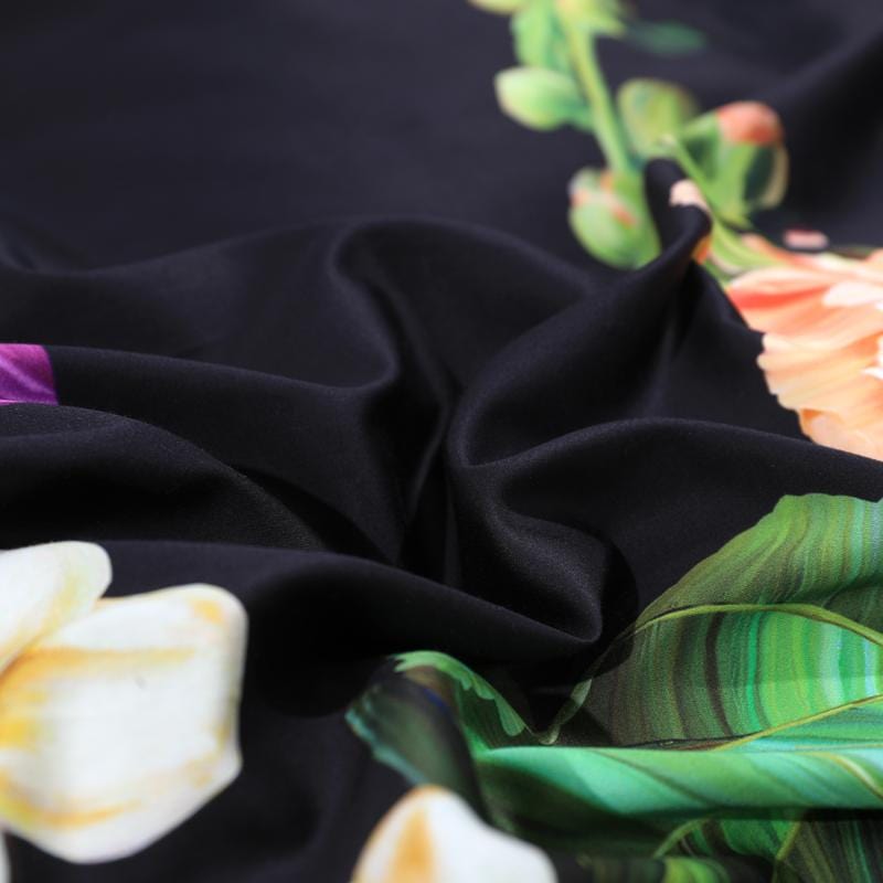 Soft Cotton Bed Sheets with Traditional Floral Pattern