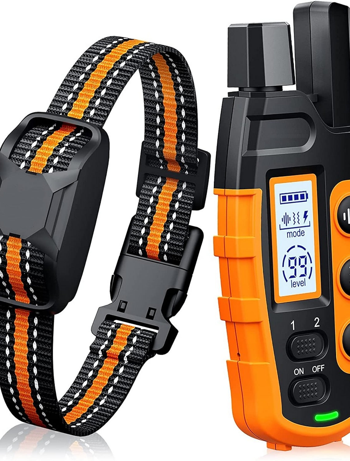 Long Range Rechargeable Dog Training Collar with Remote