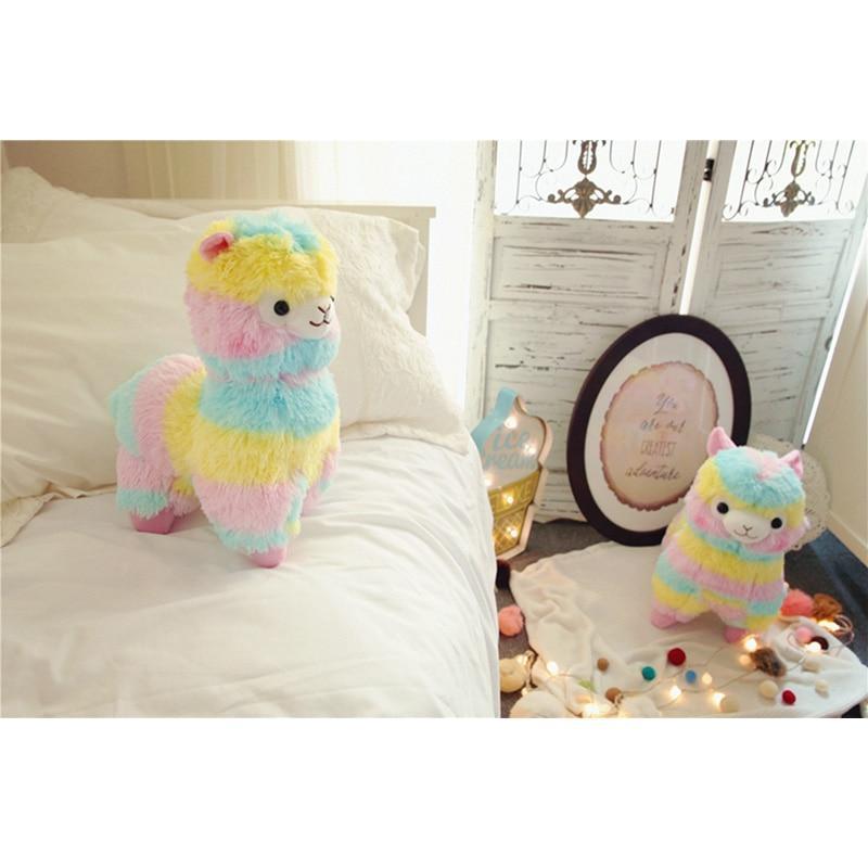 Colorful Llama Plush Soft Stuffed Animal Toy Gift