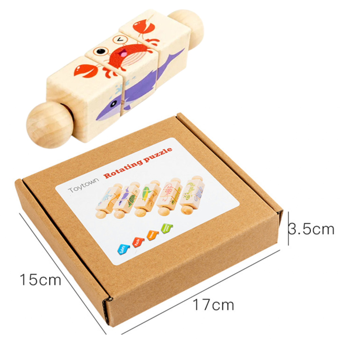 Fesara | Classic Wooden Brain Teaser Toy For Children