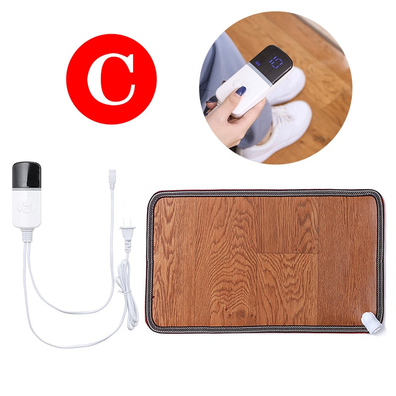 Cozy Thermal Adjustable Leather Foot Warmth Mat
