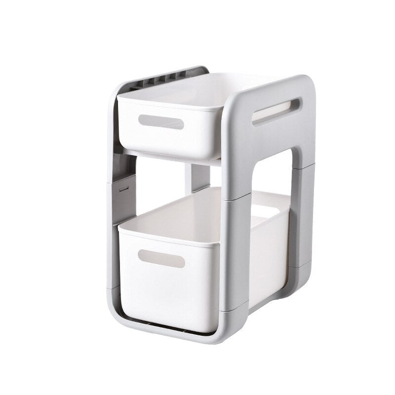 Stylish 3-Tier Home Storage Shelf Organizer