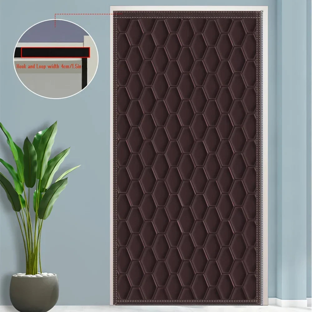 Warm Thermal Door Curtain for Home Insulation