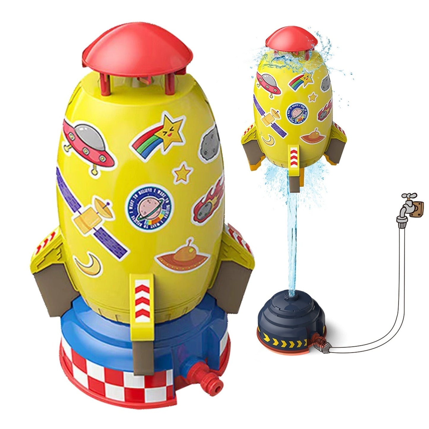 Fesara Fun Water Blaster Space Rocket Launcher Toy