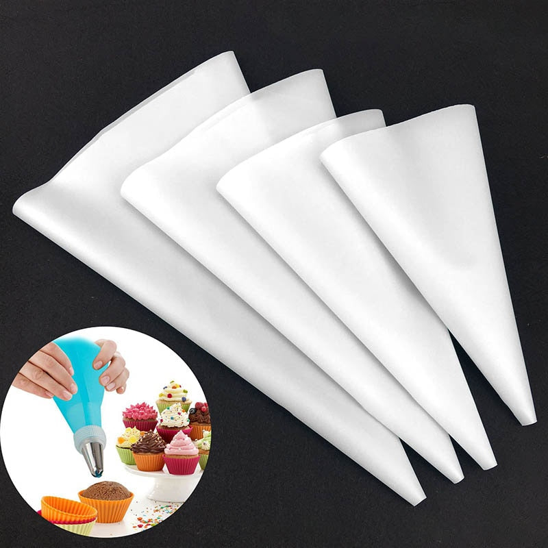 4Pcs Reusable Cake Decorating Icing Bags Set