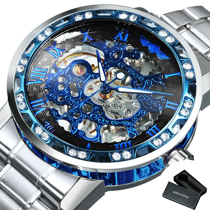 Stylish Mechanical Skeleton Men's Watch