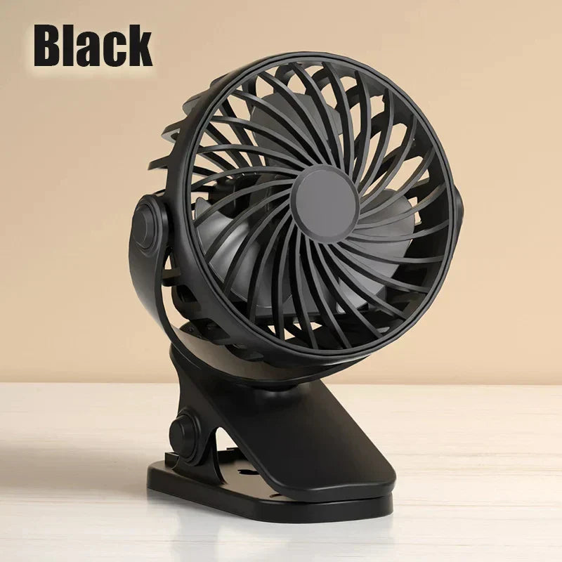 Compact USB Desk Fan with Adjustable Speed