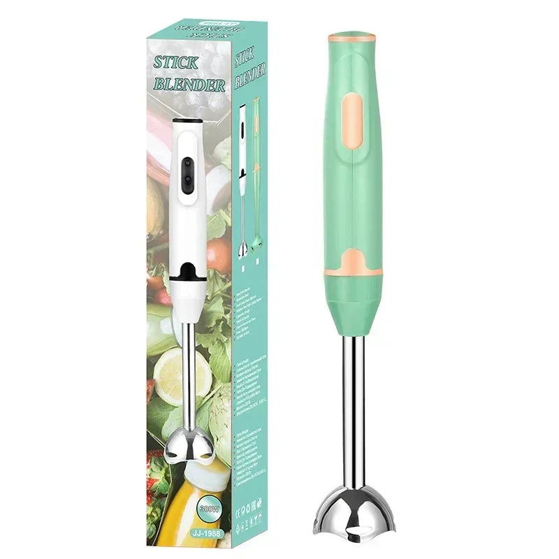 Powerful 400W Hand Blender with Stainless Steel Shaft