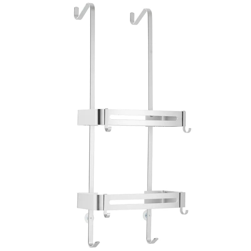 Modern Bathroom Shower Storage Double Layer Shelf