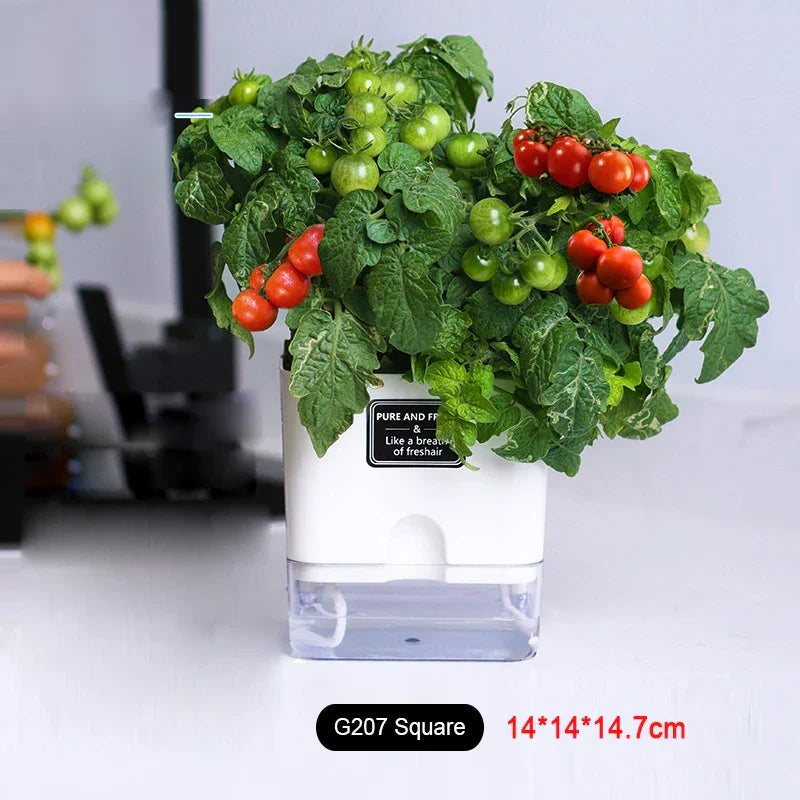 Smart Indoor Planter with Water Indicator & Self Watering