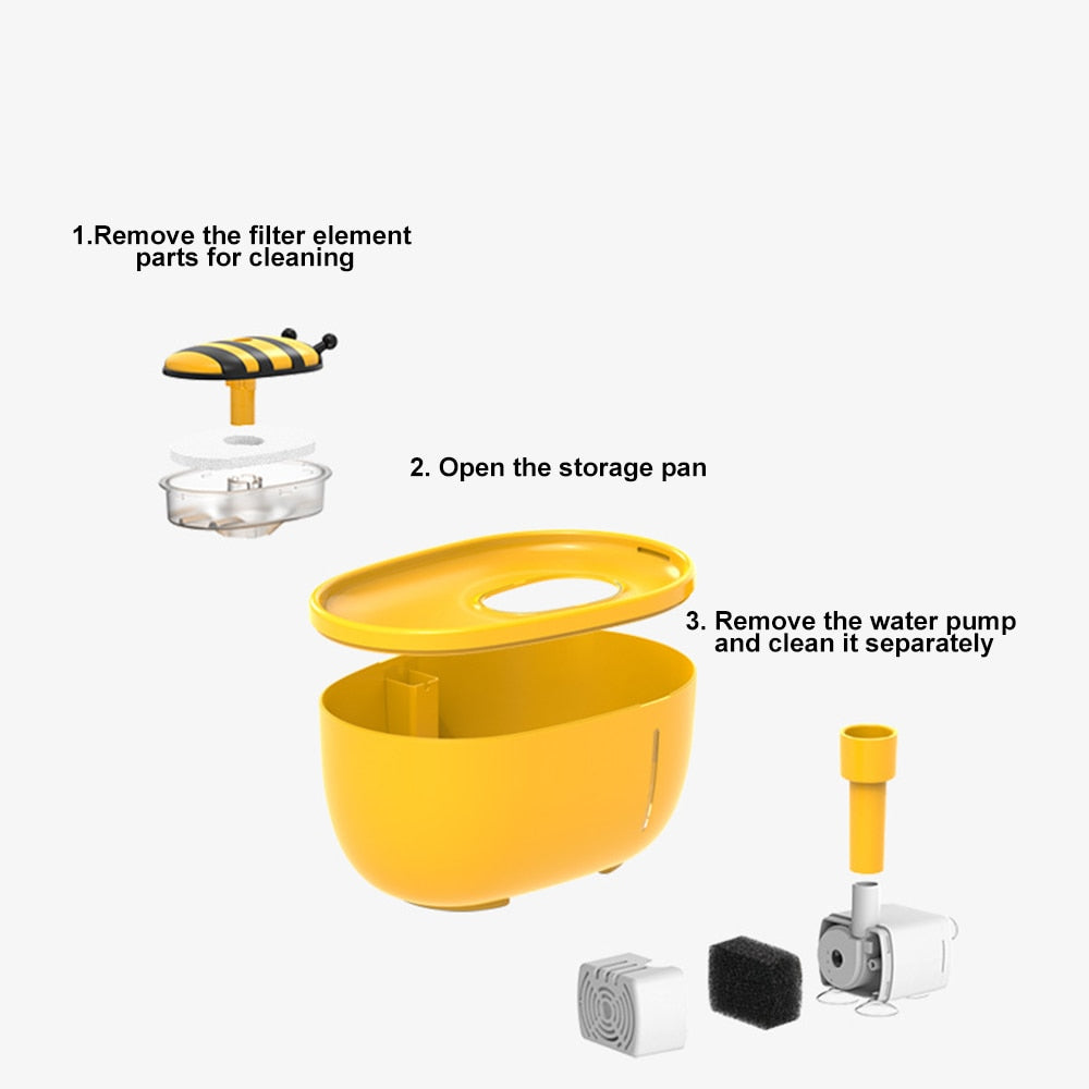 Clean Flowing Pet Auto Water Fountain