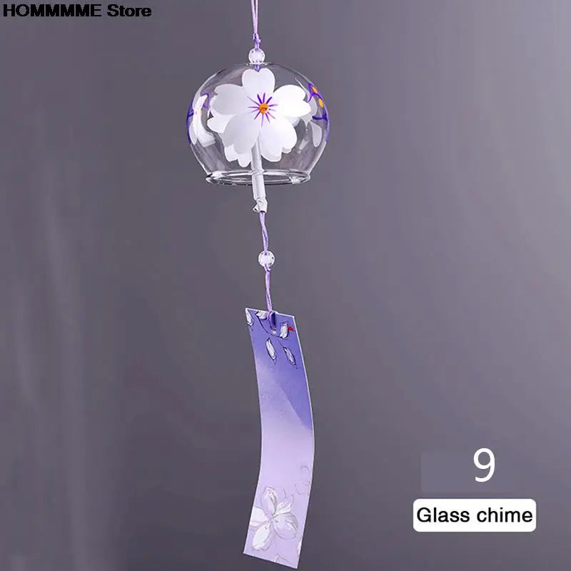 Delicate Glass Wind Chime Pendant