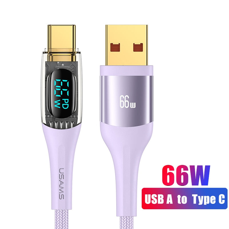 Quick Charge LED Fast Charging USB Cable