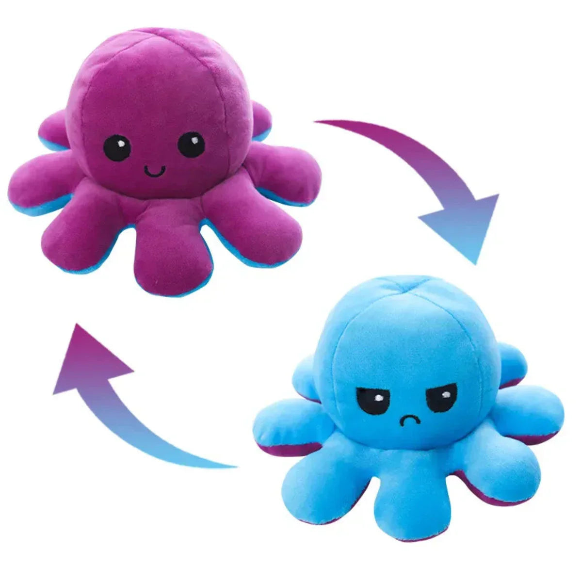 Funny Reversible Octopus Plush Toy