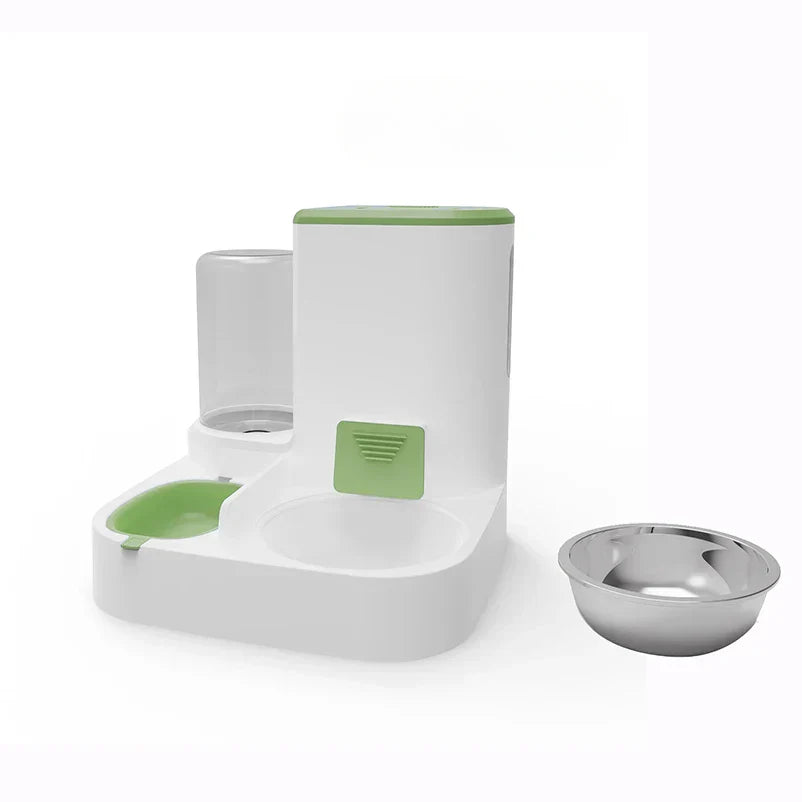 Automatic Pet Feeder and Water Bowl Set