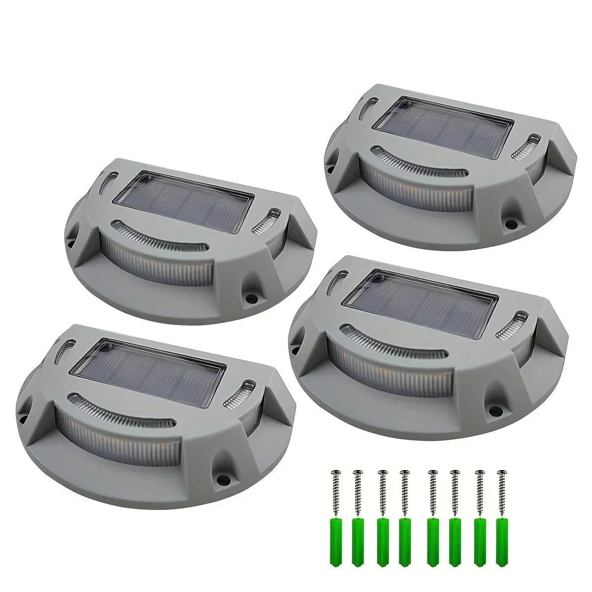 Outdoor Solar Powered Step Lamp Waterproof 2-in-1
