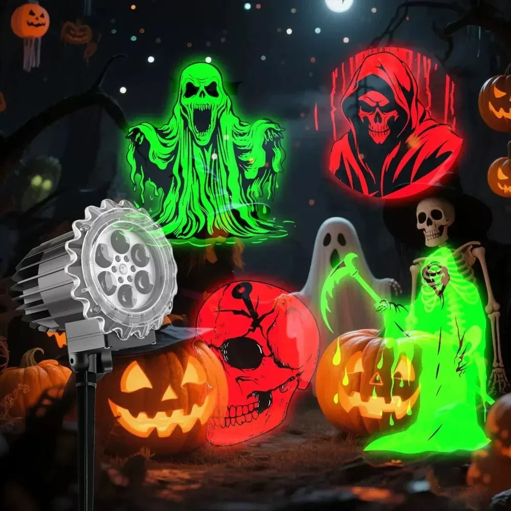 Spooky LED Halloween Light Projector Outdoor Waterproof