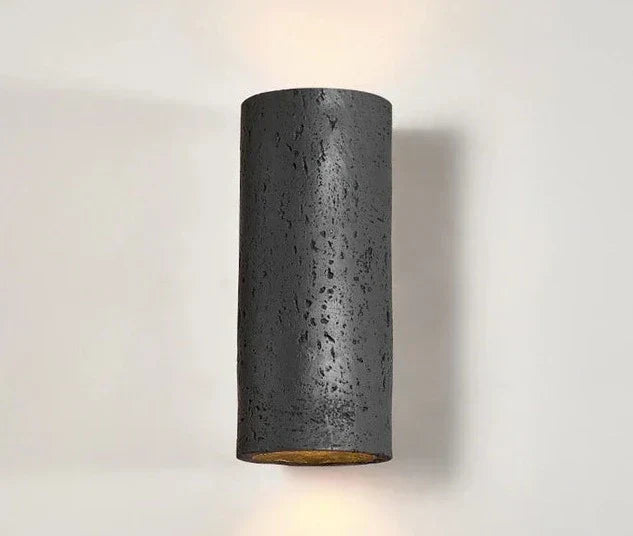 Rustic Concrete Effect Wall Lamp