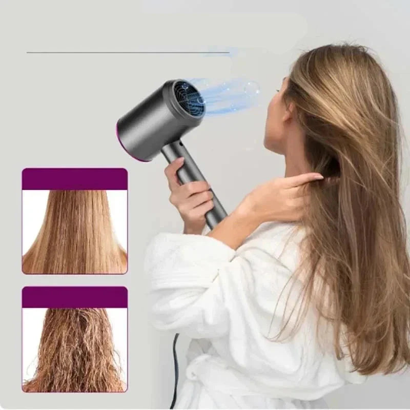 Fast Powerful Silent Hair Dryer Brush