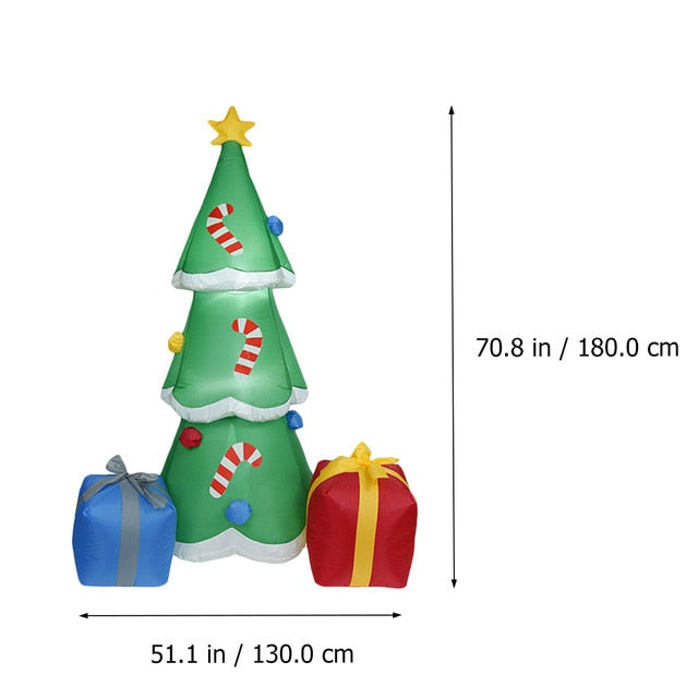 Large Blow Up Lighted Holiday Christmas Tree