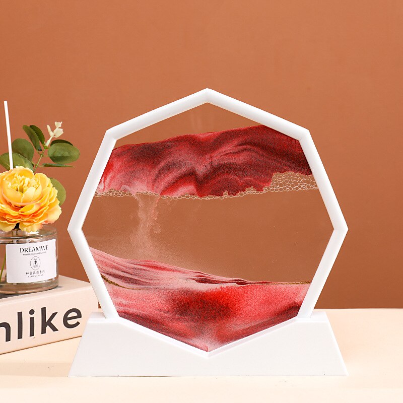 Oceanic Wave Hexagon Sand Table Decor