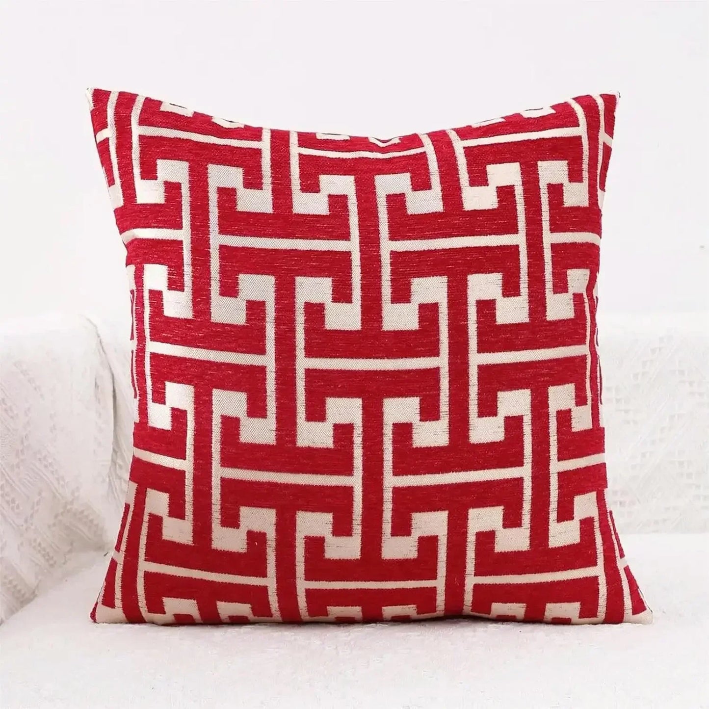 Decorative Stitched Pillow Cover for Home Decor