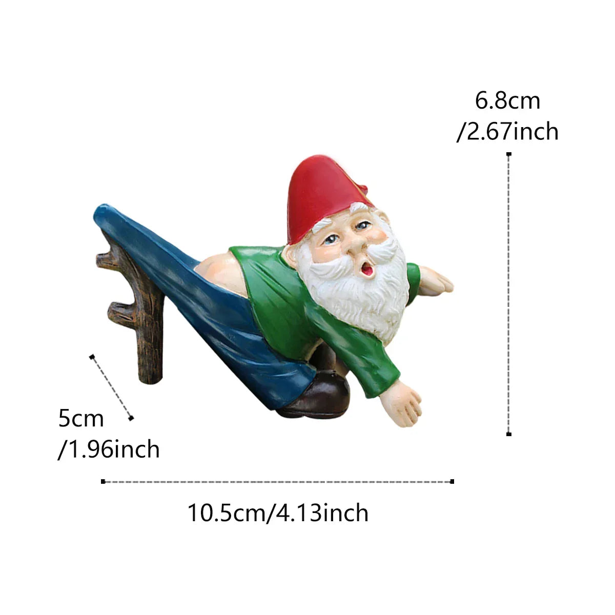 Quirky Garden Gnome Planter Holder with Jeans