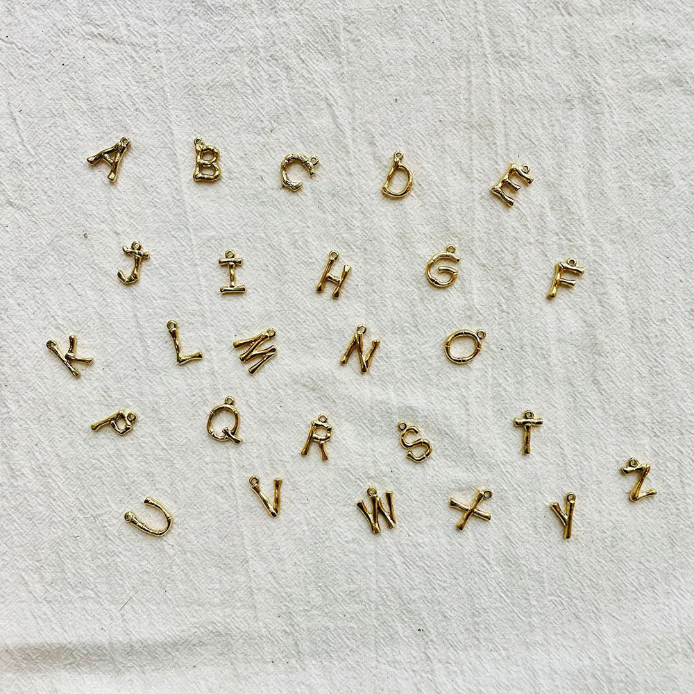 Customizable Beach Shell Monogram Necklace