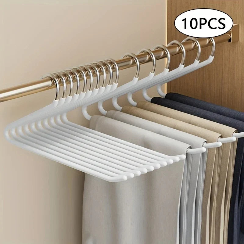 Strong Metal Closet Pants Hangers Space Saver