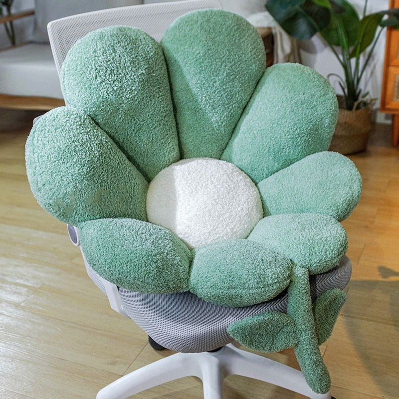 Comfortable Floral Sunflower Chair Cushion