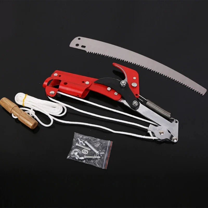 Long Reach Tree Pruner with Sharp Steel Blade