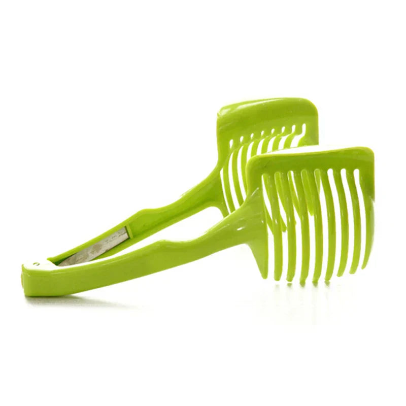 Easy Grip Kitchen Fruit Veggie Cutter Holder