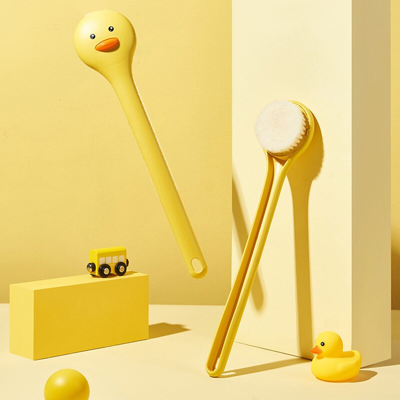 Soft Touch Long Handle Bath Brush - Fesara