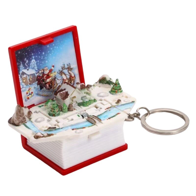 Magical Christmas Charm Keychain