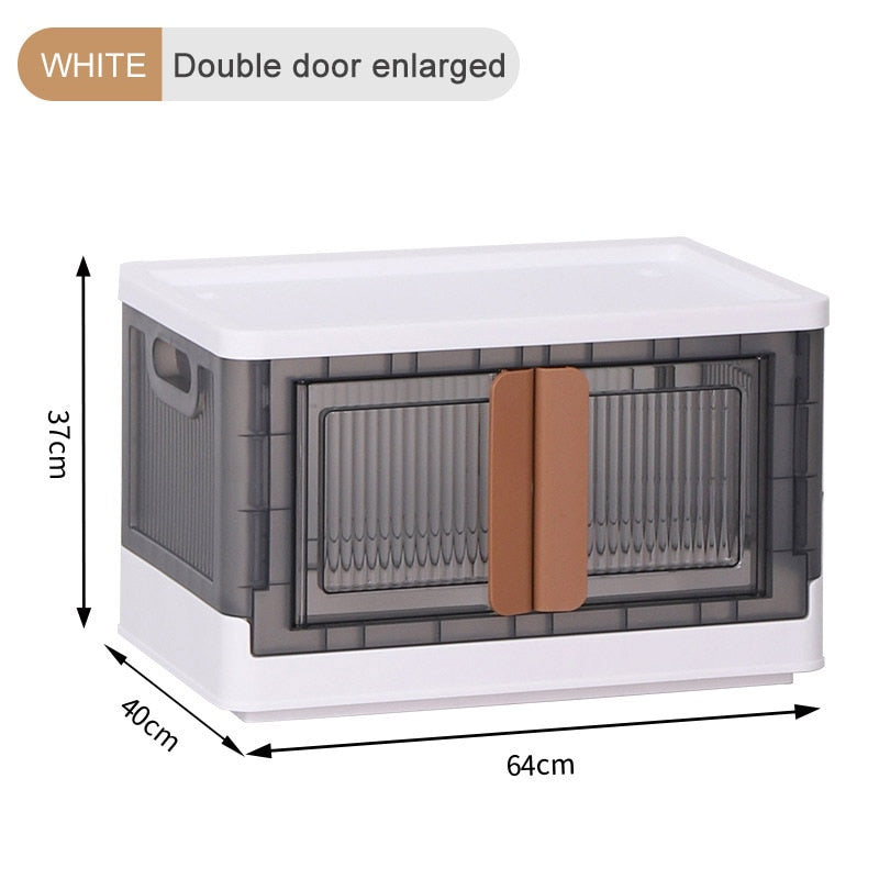 Compact Clear Collapsible Storage Container