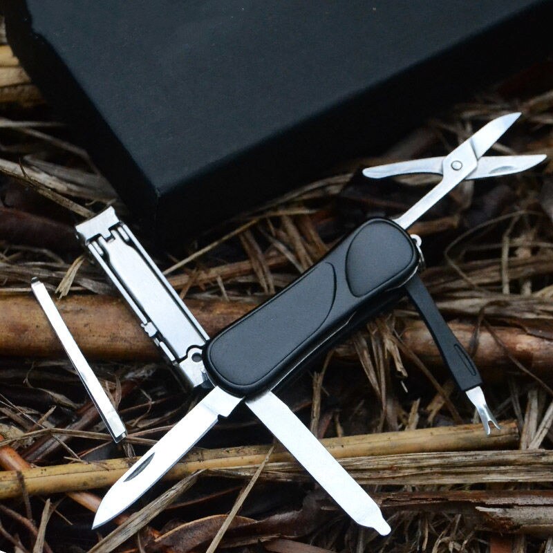 Practical 10in1 Steel Multi Tool Keychain